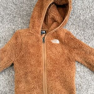 Baby/Toddler North Face Tan Sherpa Hoodie